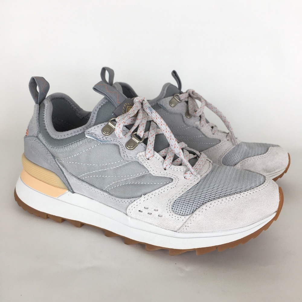 Merrell Women's Alpine 83 Sneaker Recraft Trail Shoes Gray Peach Size 8 - Picture 2 of 12